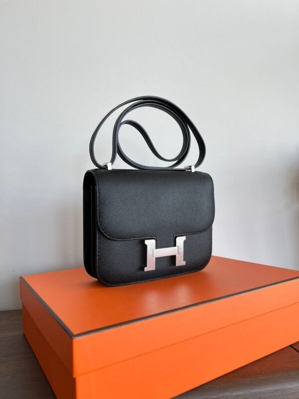 Herm√®s Constance 18 Black Epsom PHW