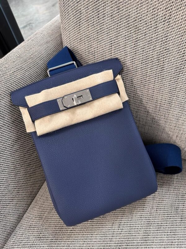 Herm√®s Hac A Dos PM Bleau Navy PHW
