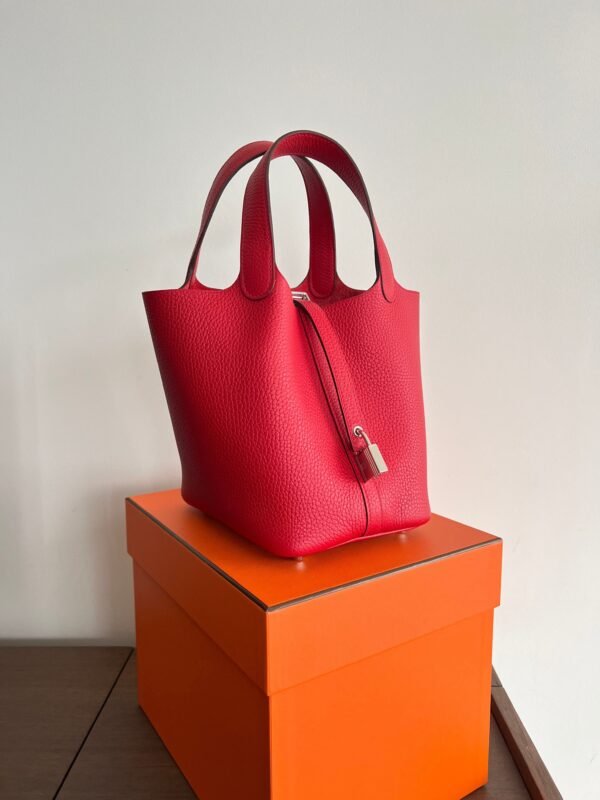 Herm√®s Picotin 18cm Rouge Casaque PHW