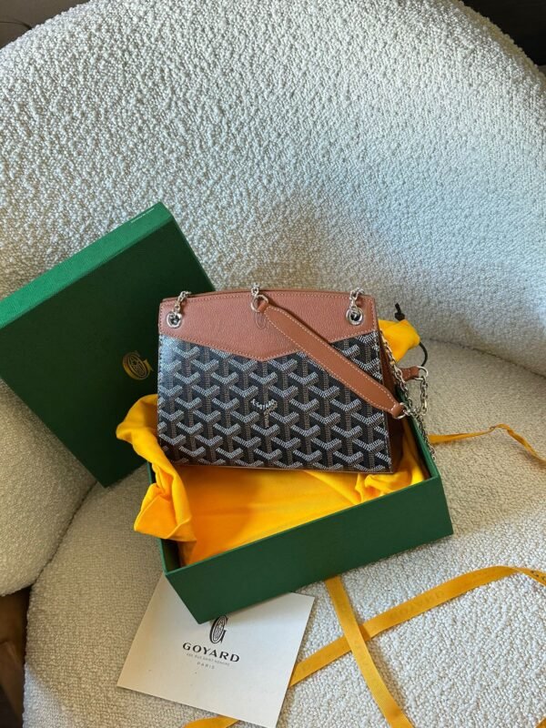 Goyard Rouette Structur√© Mini Bag (Black/Tan)