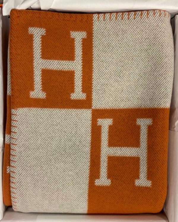 Herm√®s Avalon Throw Blanket (Potiron)