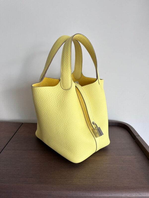 Herm√®s Picotin 18cm Limecello Clemence PHW