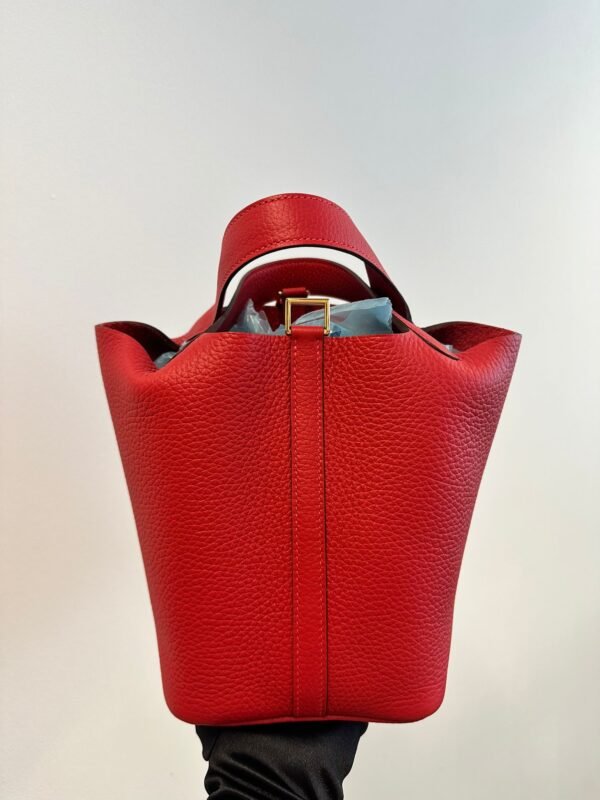 Herm√®s Picotin 18cm Vermillion Clemence GHW